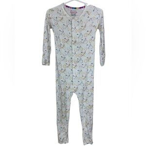 Magnetic Me Multicolor Bicycle Print Kids Grow with me Pajamas 12-18m